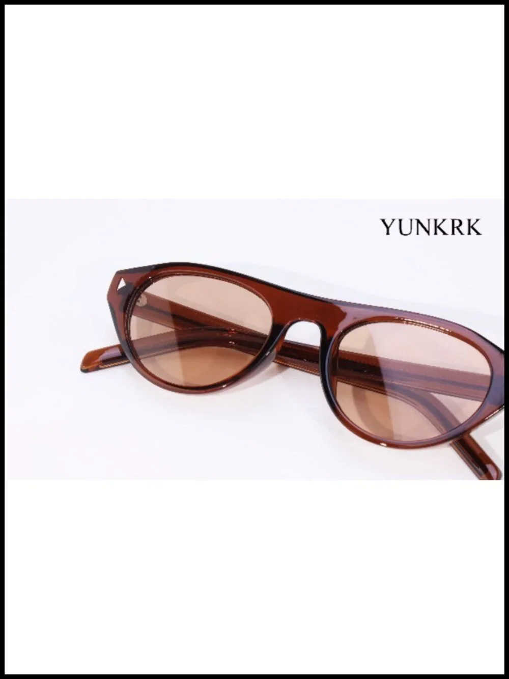 Retro Oval Frame Sunglasses UV400 Protection Cat Eye